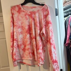 Women's Healing Hands Tie Dye Underscrub shirt
